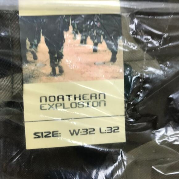 Northern Explosion Military Militia Camaflage Cargo Pants Size W32 x L32 NWT - Picture 4 of 4